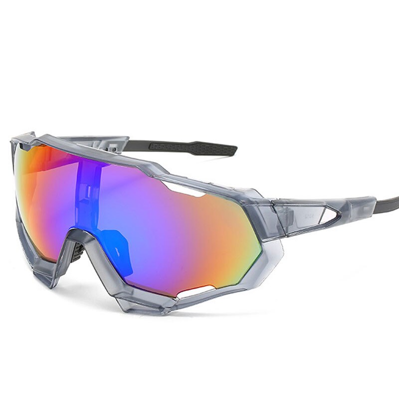 Men Women Fashion Cycling Sunglasses Gray-Purple