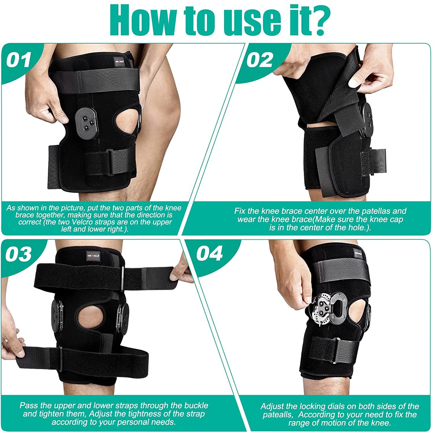 Adjustable Hinged Knee Brace