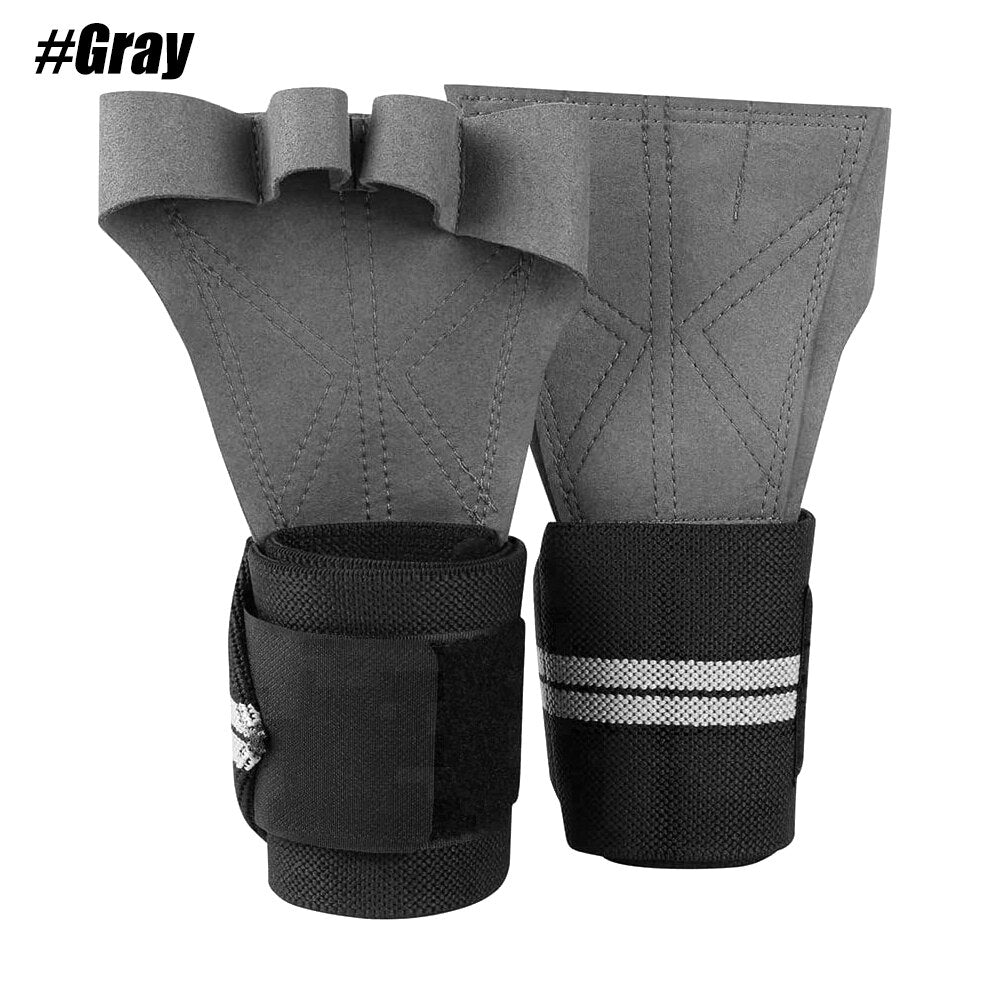 Gym Weight Lifting Gloves Gray