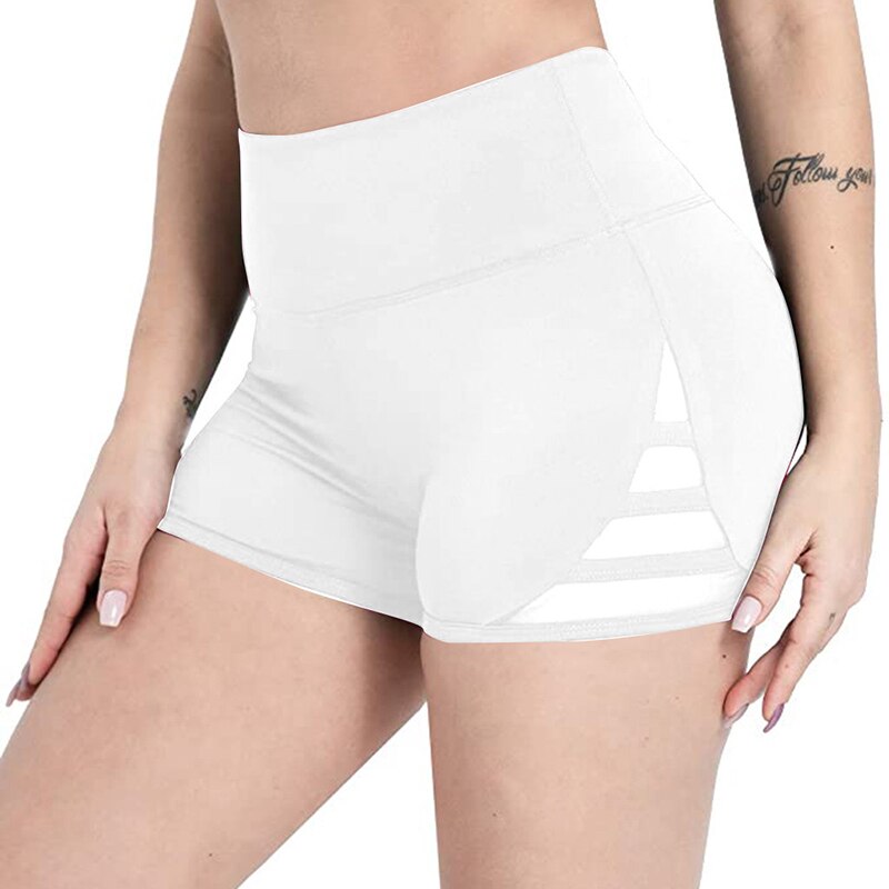 Women's Sexy Athletic Casual Gym Shorts white