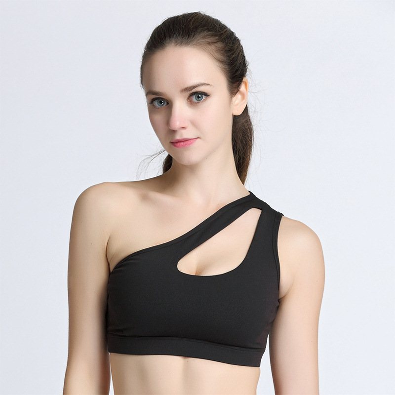 Sexy One Shoulder Yoga Bras