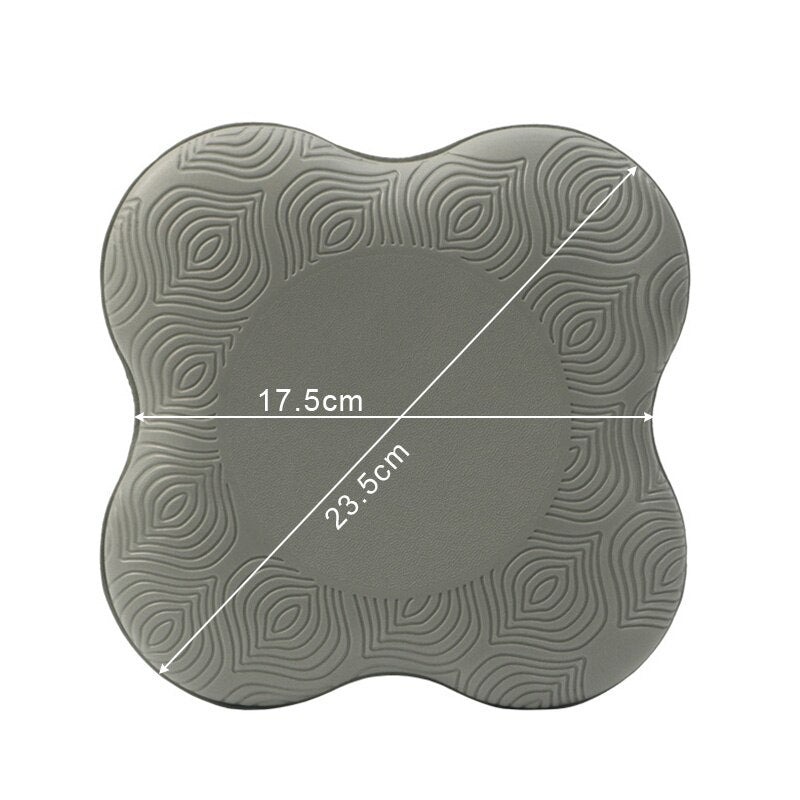 Soft TPE Yoga Knee Pad Grey