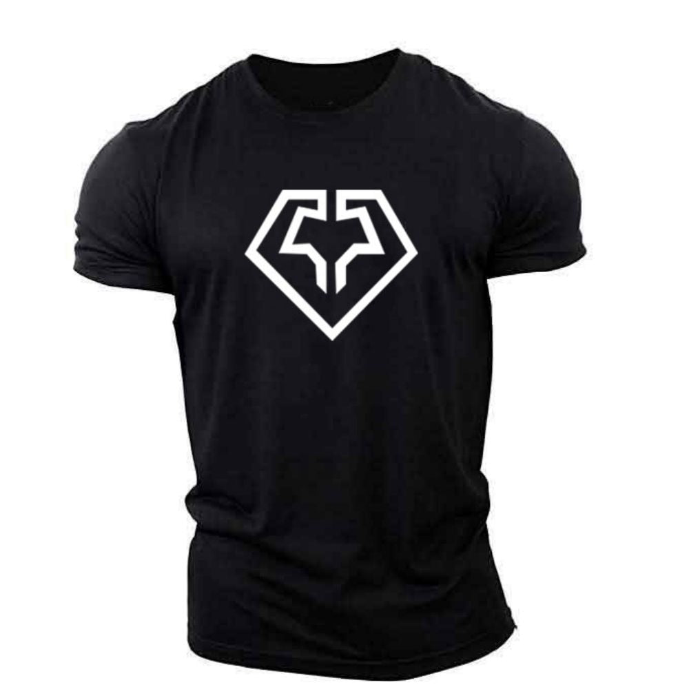 Men 3d GYM Muscle Pattern Tops