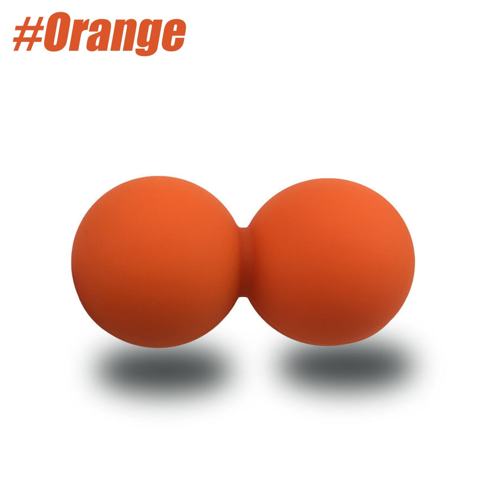 Double Lacrosse Massage Ball Orange