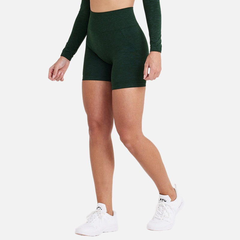 Women Effortless Workout Shorts Evergreen
