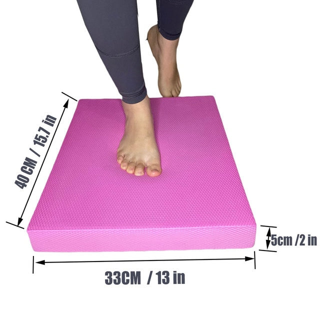 Soft Balance Foam Exercise Pad pink L