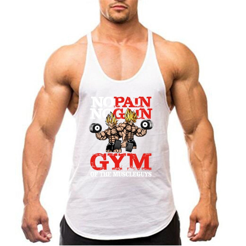 Men Bodybuilding Stringer Tank Tops