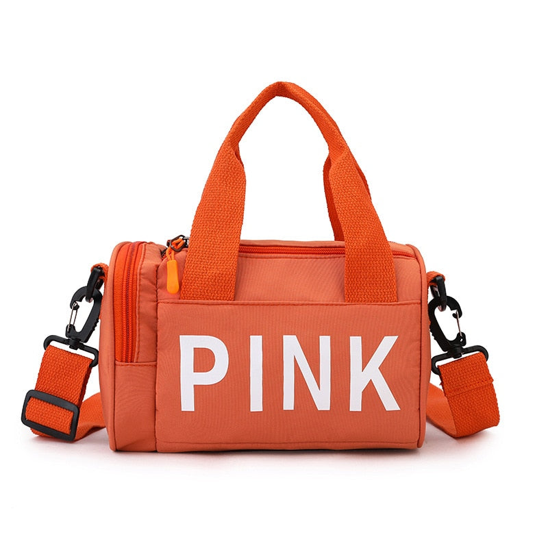 Female Shoulder Duffle Bag Orange