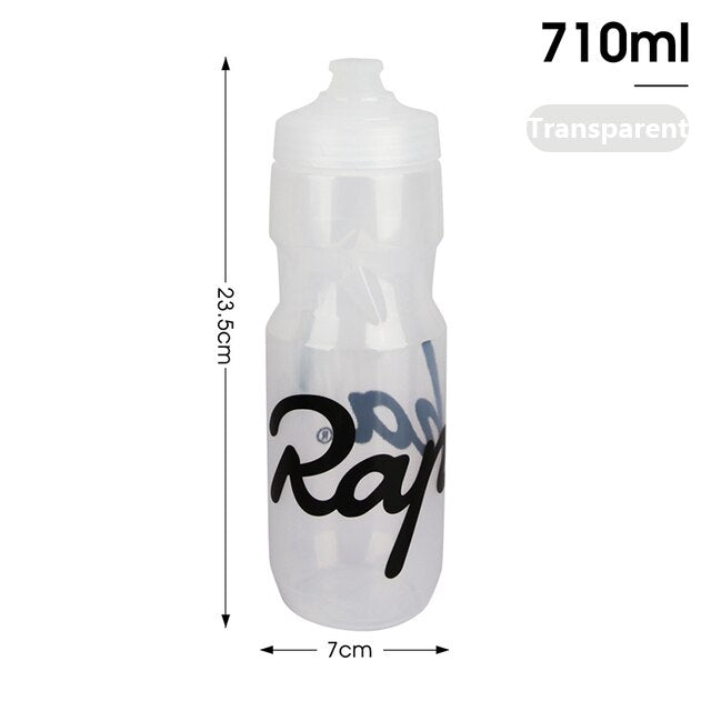 Fitness Running Lock Cup Water Bottle Transparent 710ml