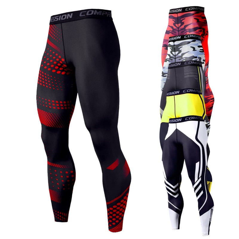 Men Quick Dry Fitness Sport Leggings