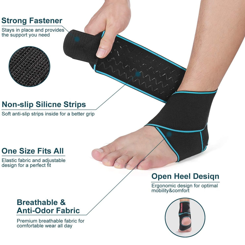 Professional Sports Ankle Strain Wraps