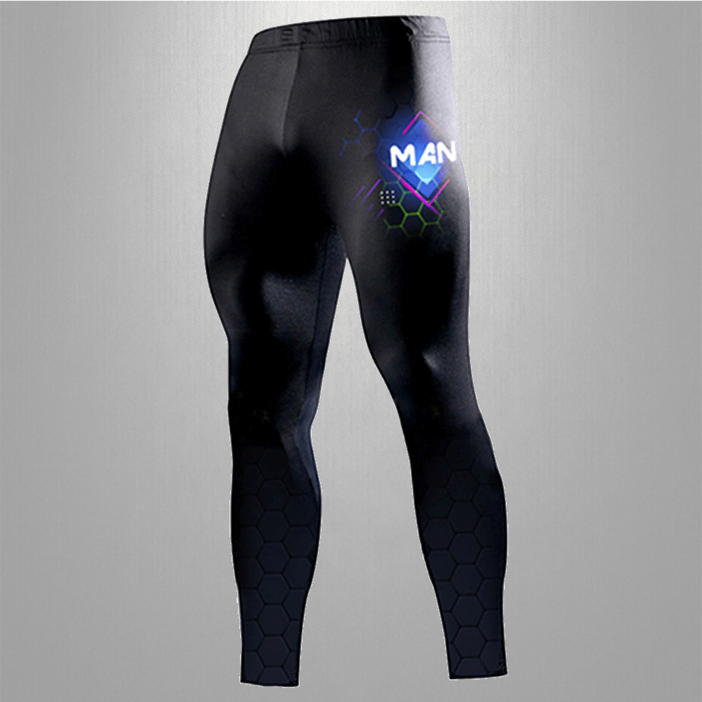 Men 3D Thermal Casual Pants A