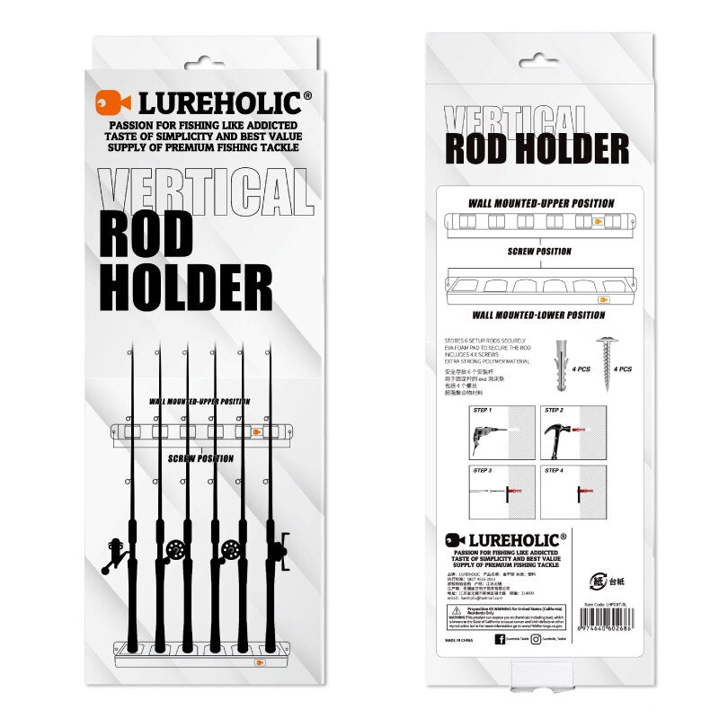 Fishing Vertical 6-Rod Rack