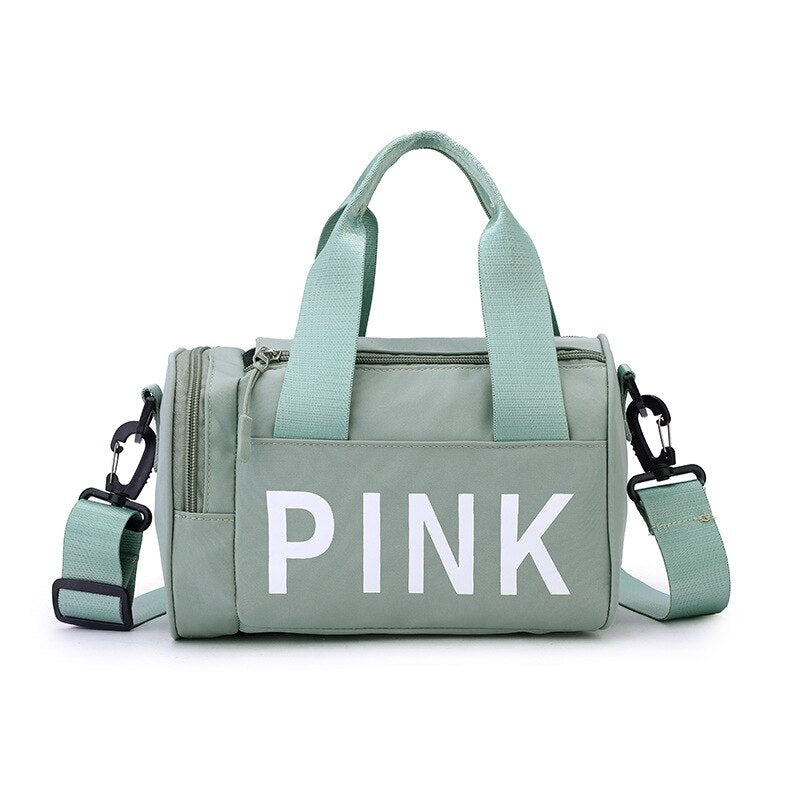 Female Shoulder Duffle Bag Light Green