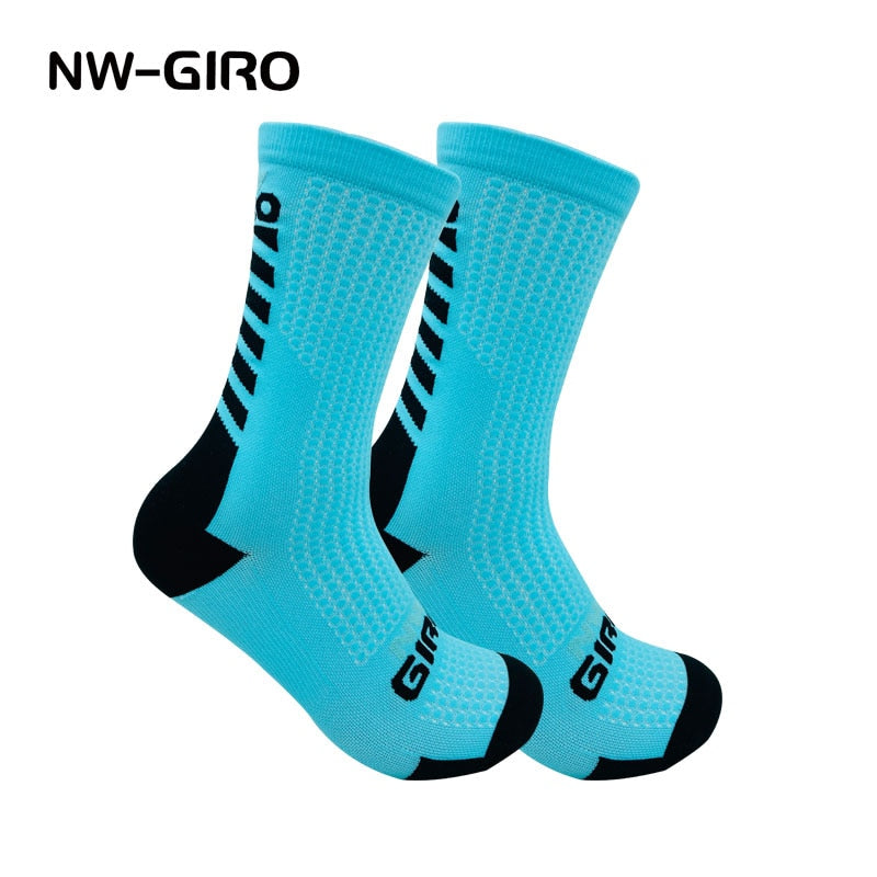 Sports Bike Cycling Socks Beige