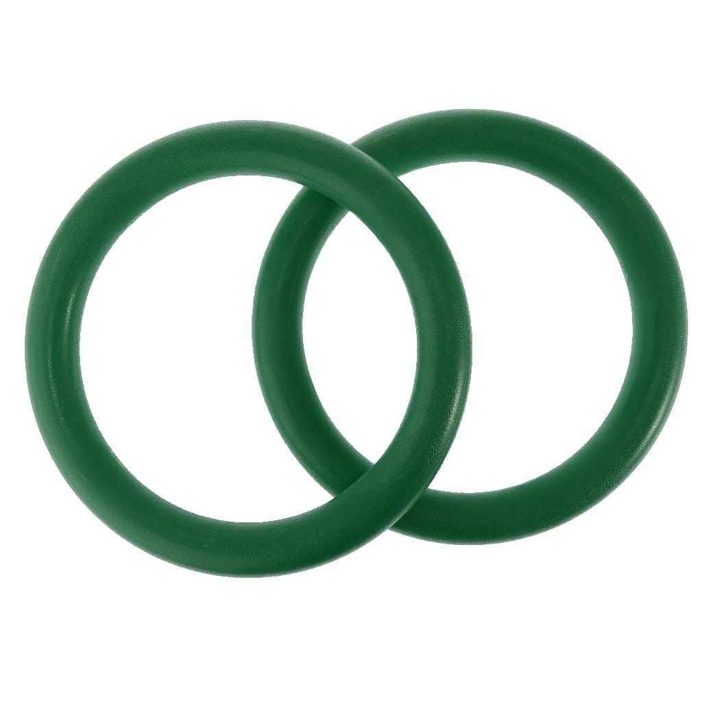 Durable Fitness Gymnastic Rings Green