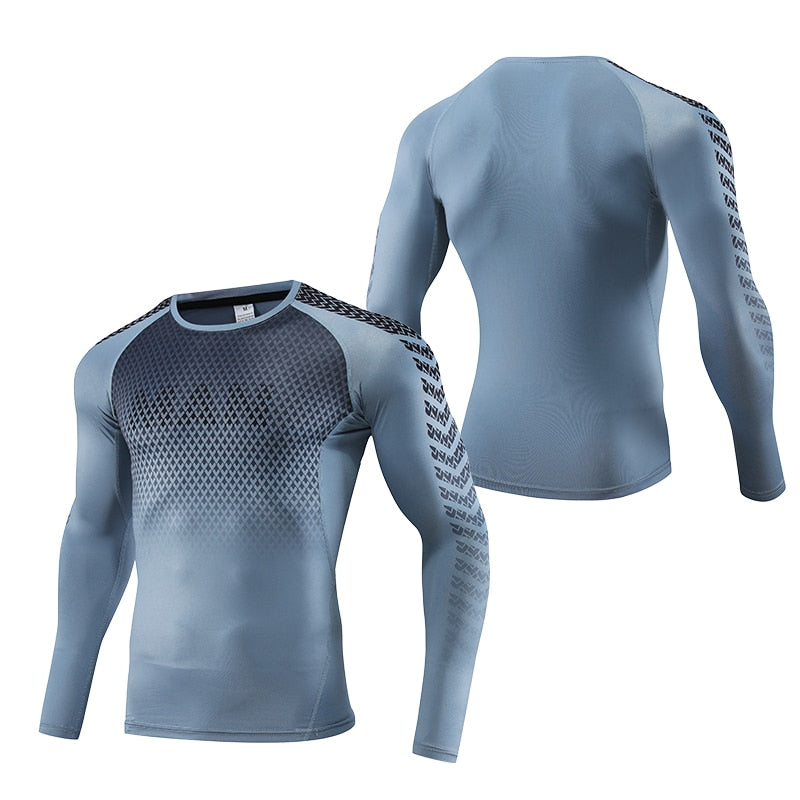 Mens Sport Fitness Compression Shirt