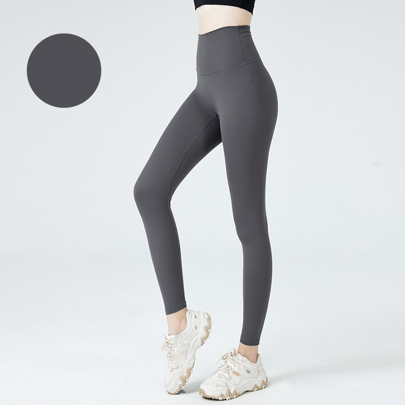 Women Naked feeling Gym Leggings