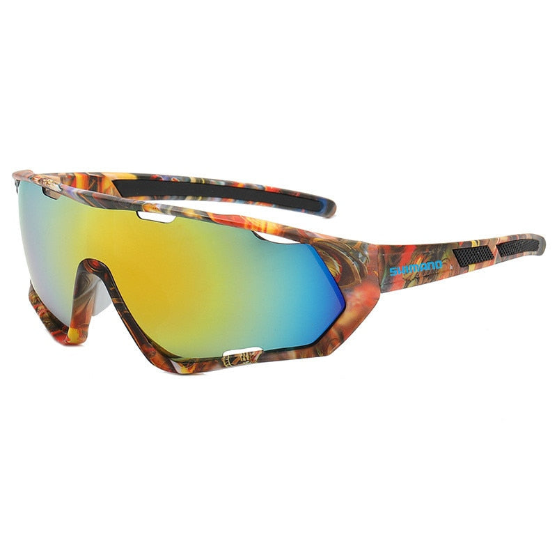 Men Women UV Protection Sports Sunglasse patternblack