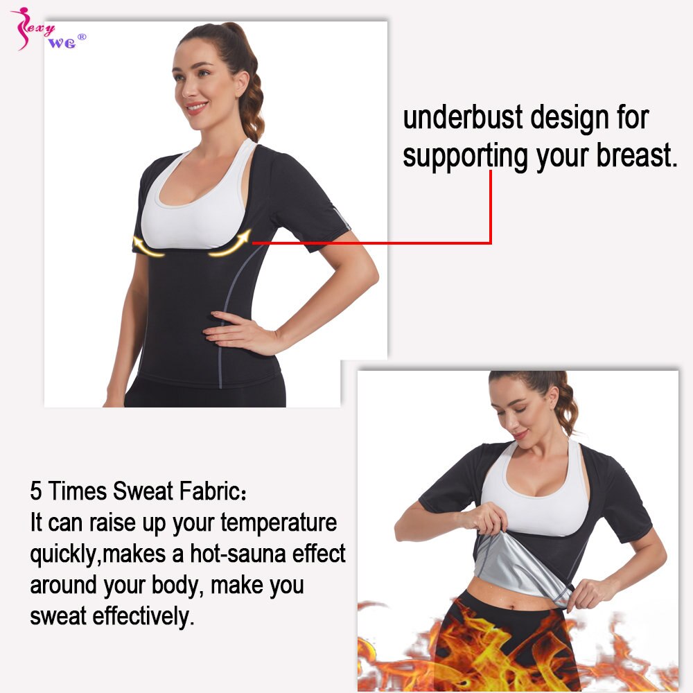 Women Sweat Sauna Top