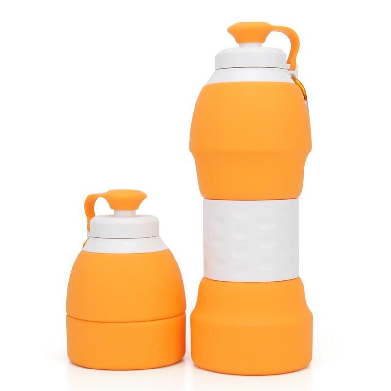 Portable Collapsible Water Bottle 580ML Yellow