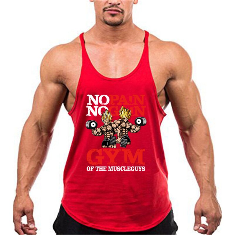 Men Bodybuilding Stringer Tank Tops