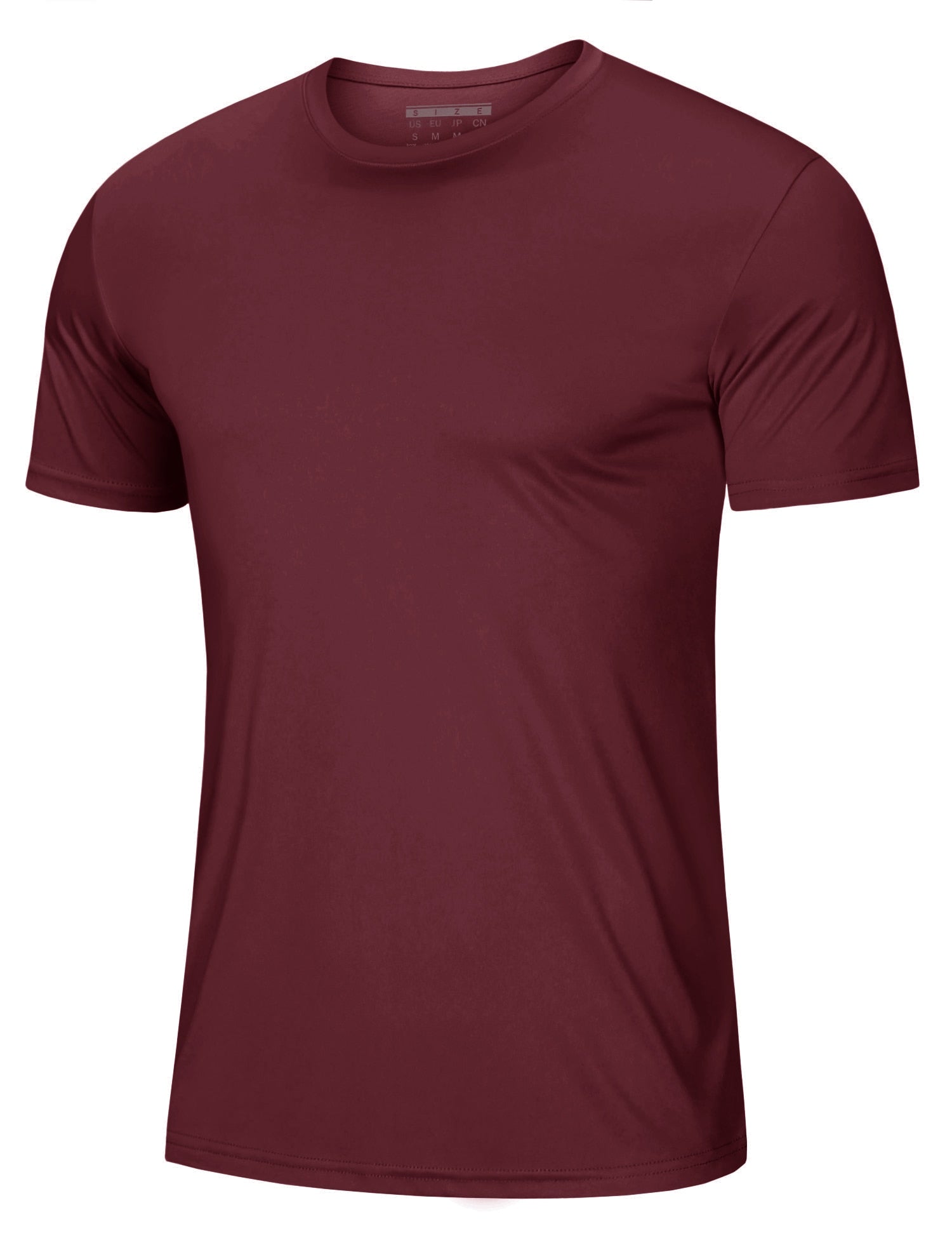 Men's Anti-UV Skin Sun Protection Shirts Wine Red