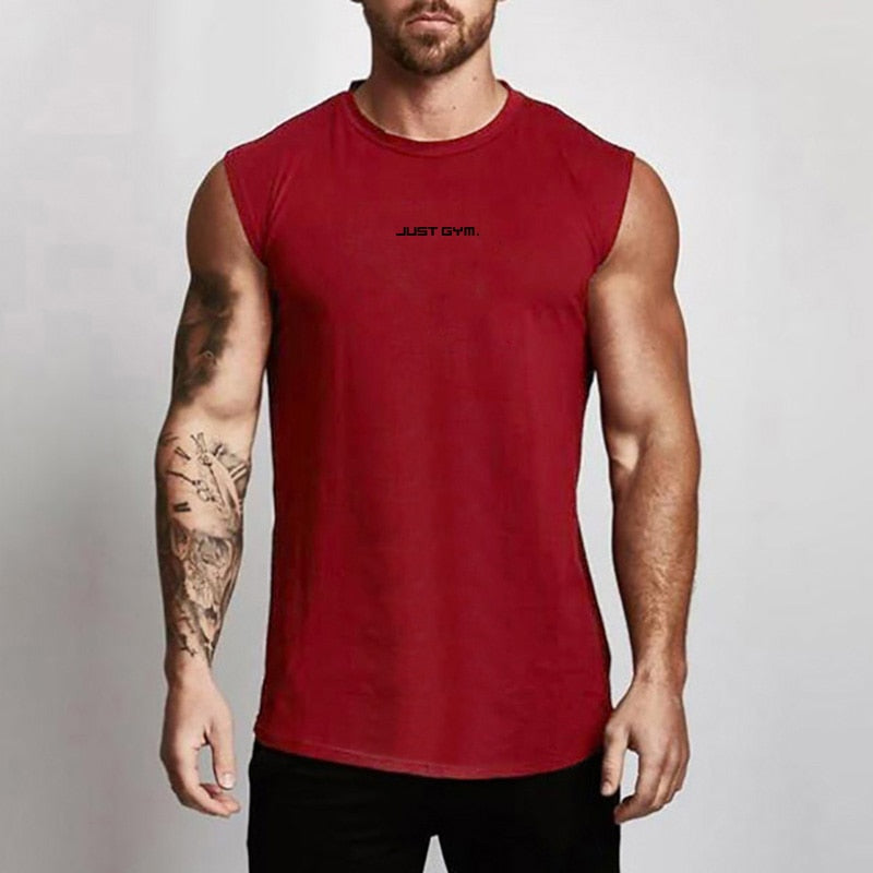 Men Cotton Gym Tank Top