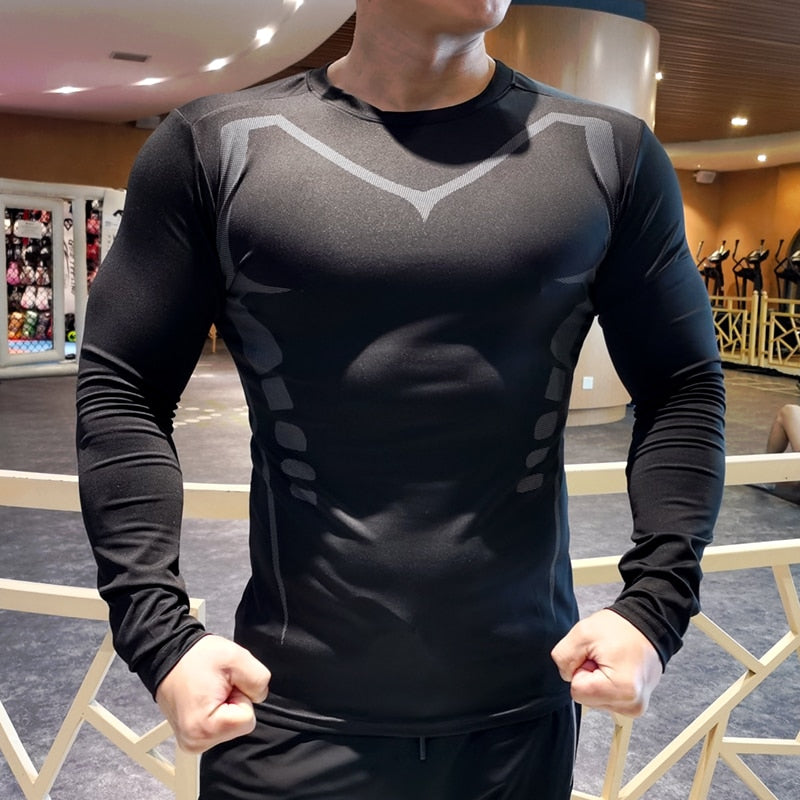 Mens Sport Fitness Compression Shirt B4