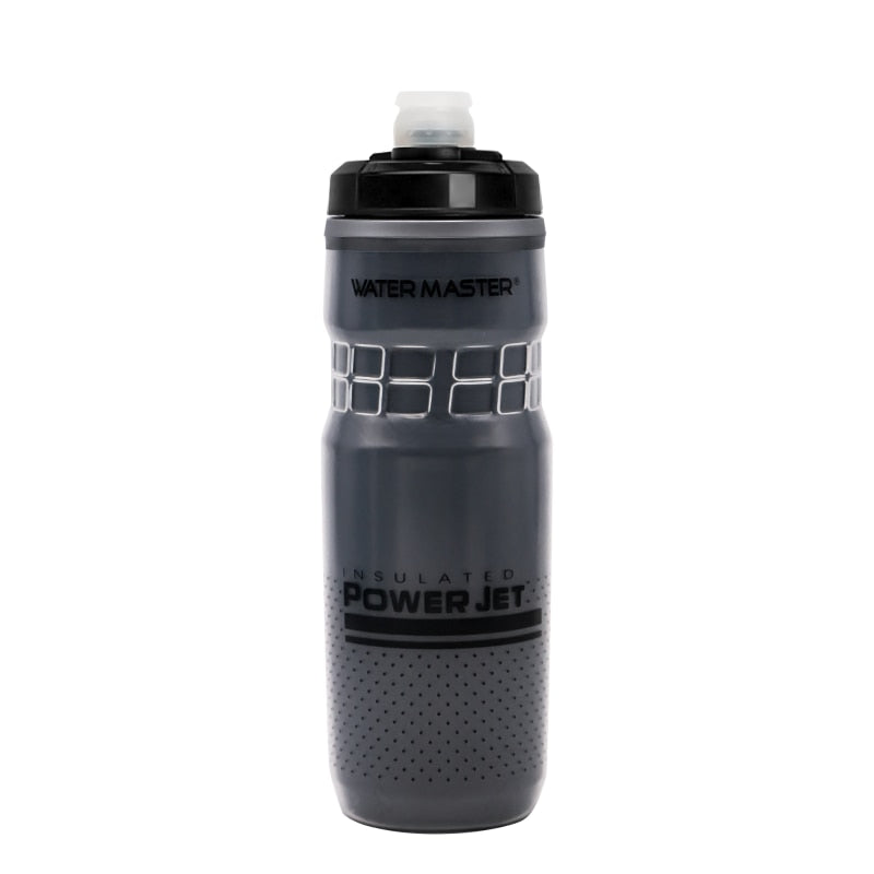Double Layer Sports Water Bottle Black