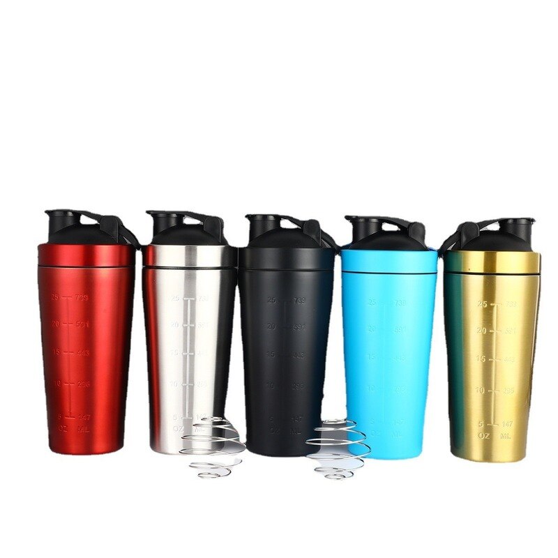 Shaker Mixer Stainless Steel Water Bottle