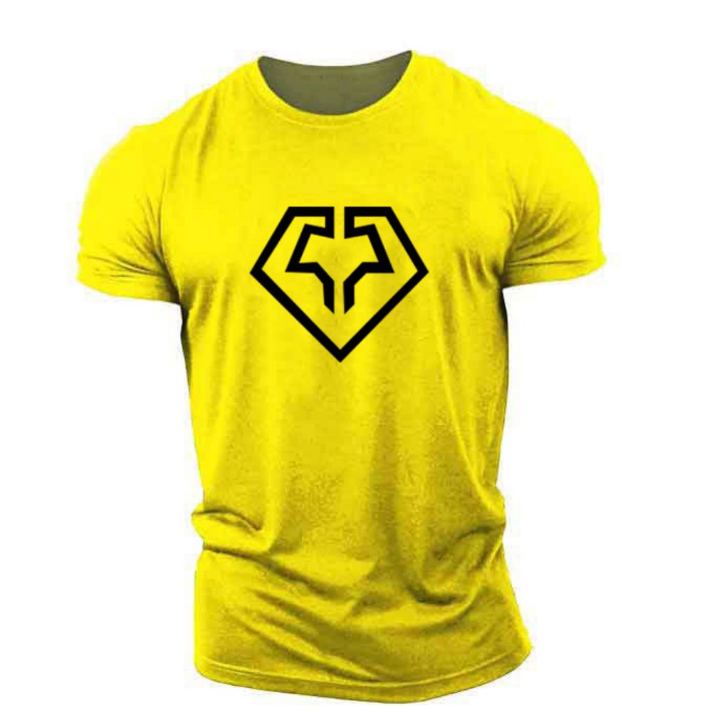 Men 3d GYM Muscle Pattern Tops YR01374