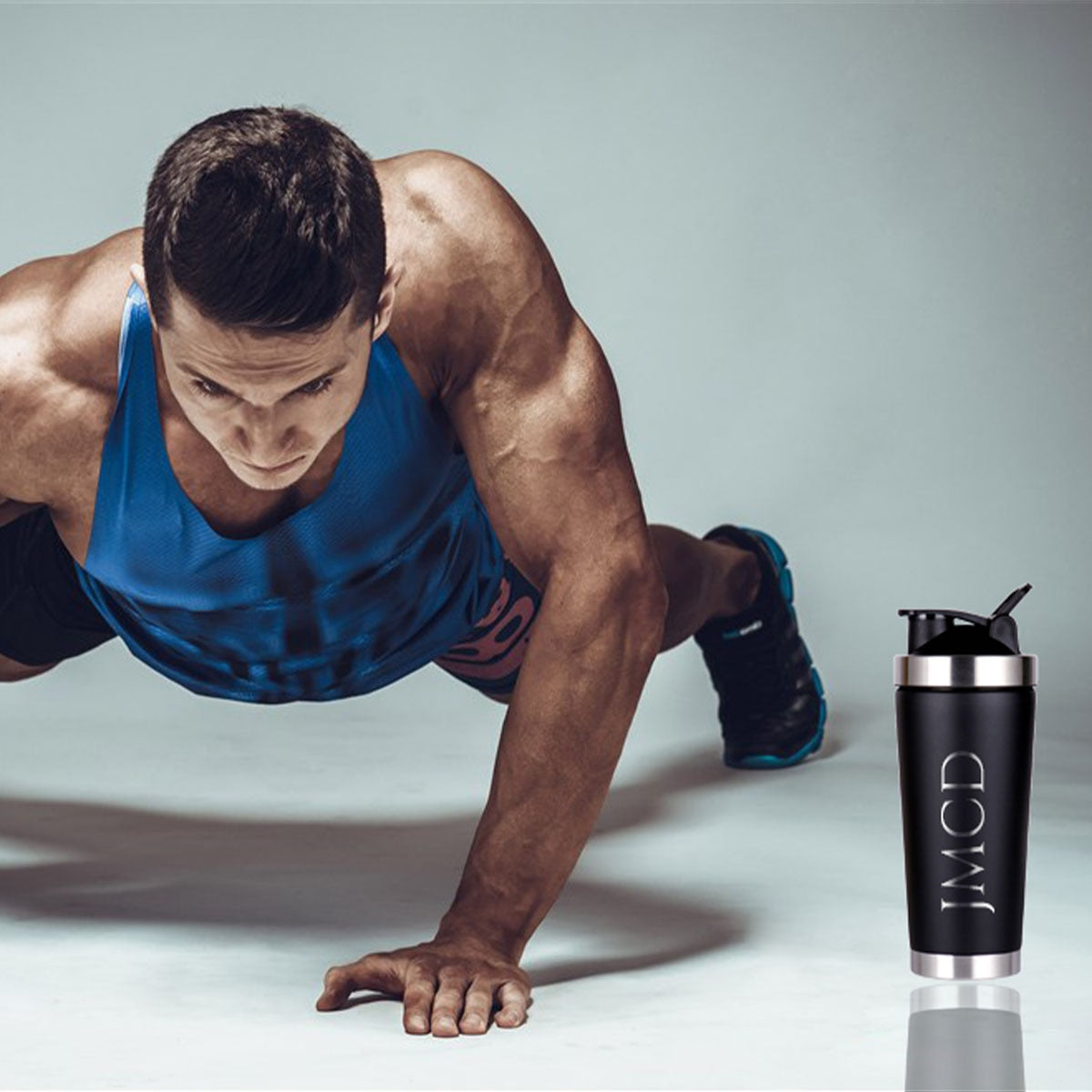 Gym Protein Shaker Water Bottle