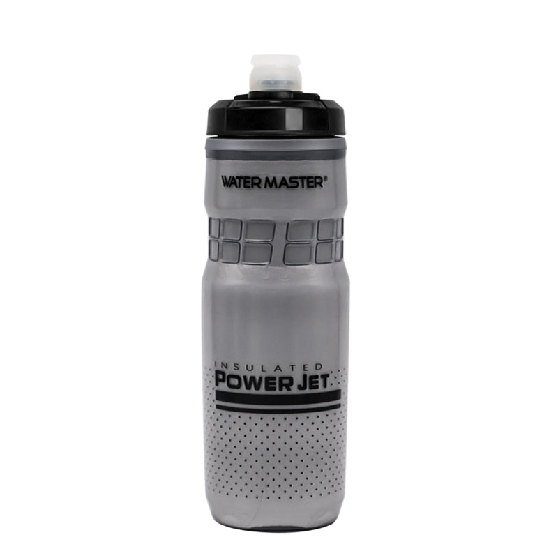 Double Layer Sports Water Bottle Grey