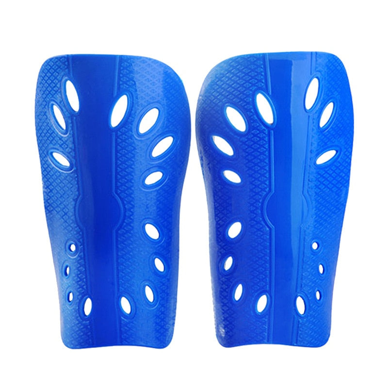 1 Pair Football Shin Pads Blue