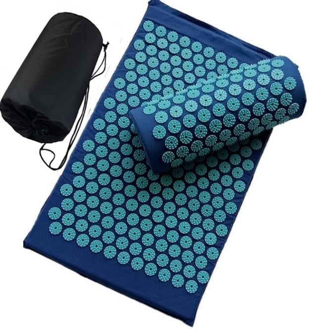 Cushion Shakt Massage Yoga Mat blue blue