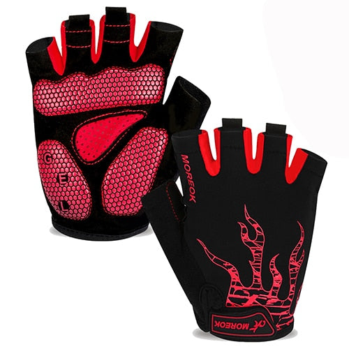 Mens Cycling Gloves 050-Red