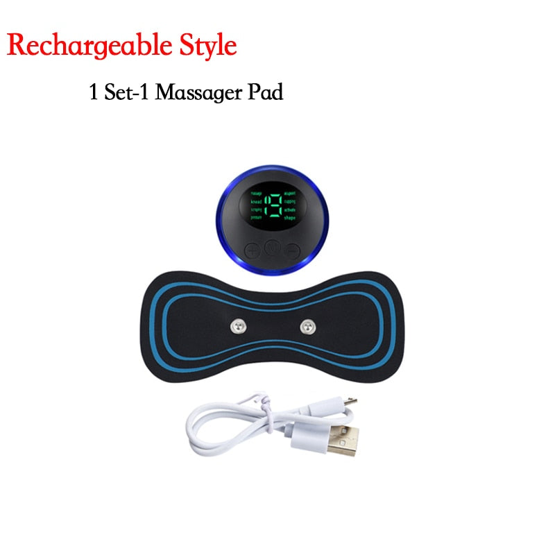 Portable Mini Electric Massager 1SET 1PAD