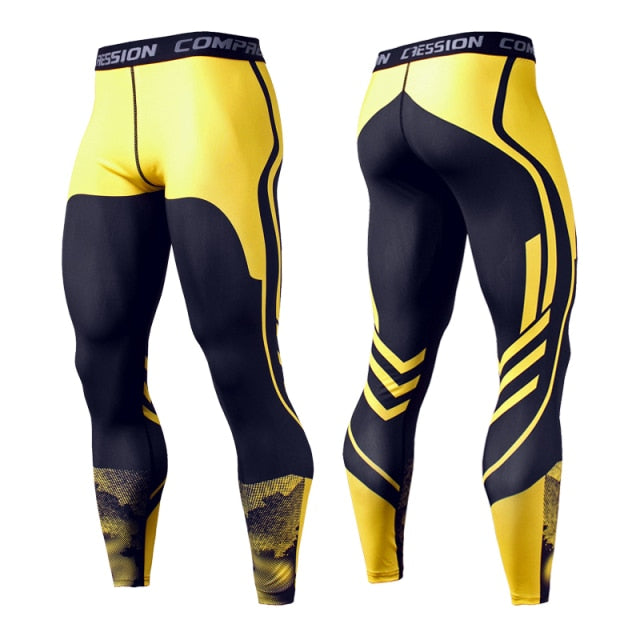 Men Gym Compression Leggings