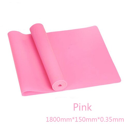 Home Workout Crossfit Rubber Pull Band YJ33-Pink-180CM