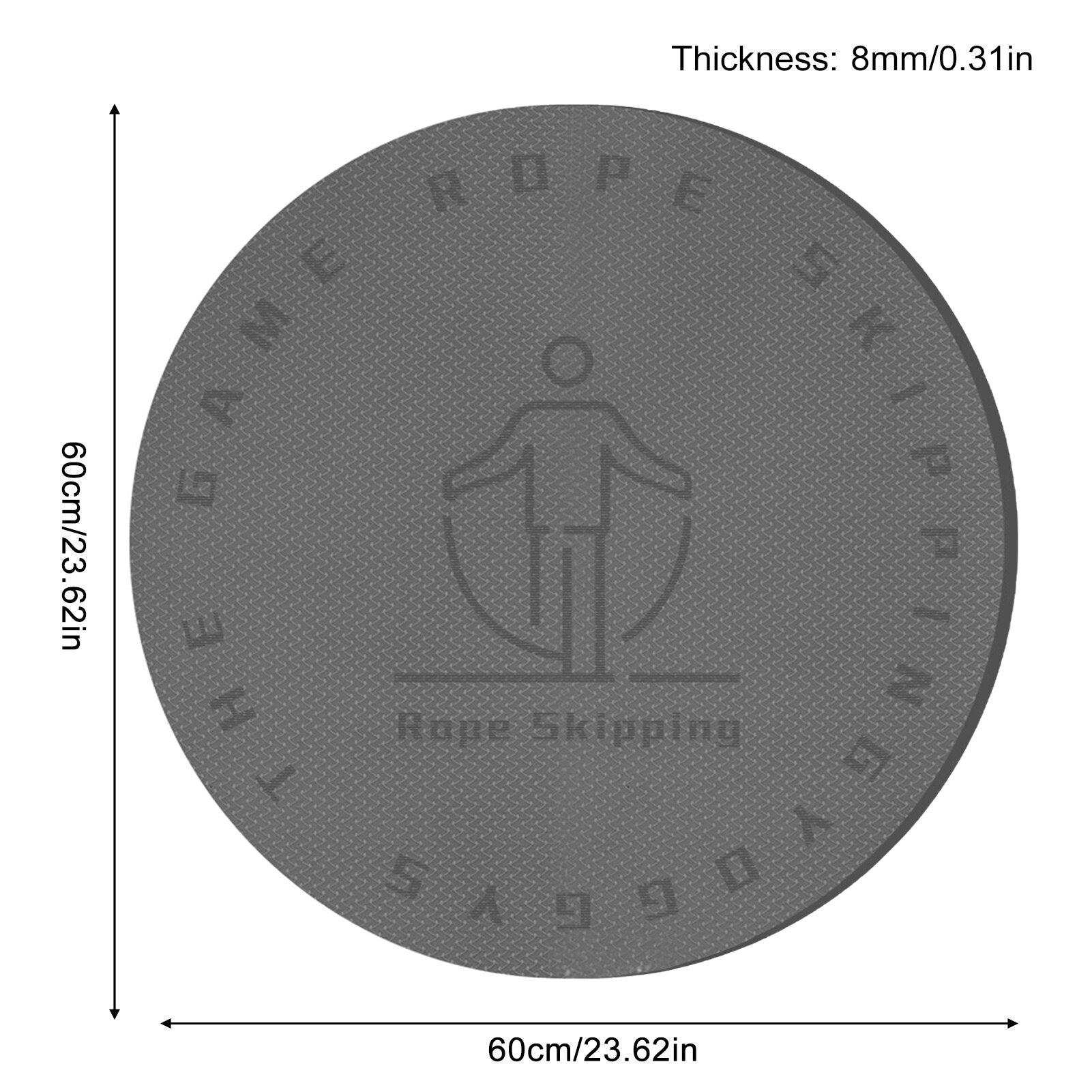 Shock-absorbing Jump Rope Mat