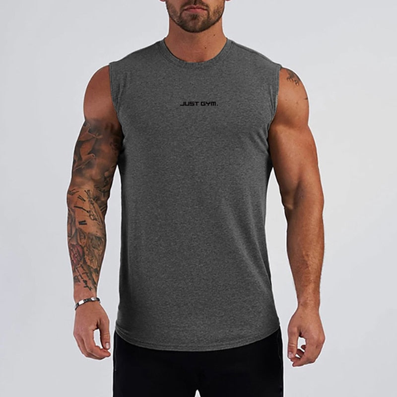 Men Cotton Gym Tank Top