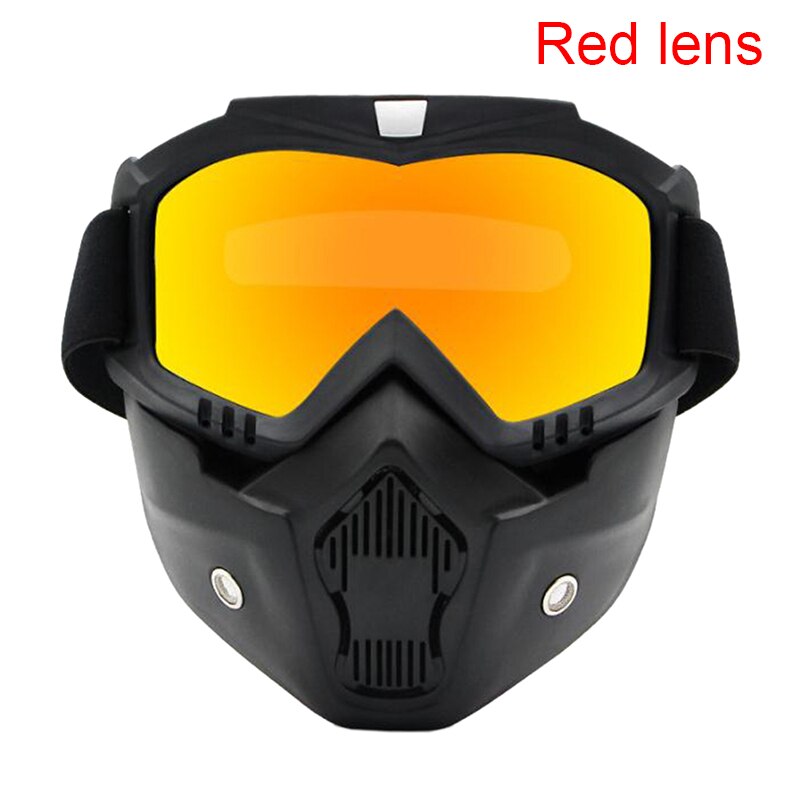 Bicycle Tactical Goggle Glasses Mask RD