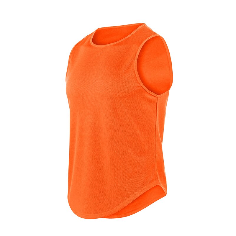 Men Sport Gym Tank Top Orange
