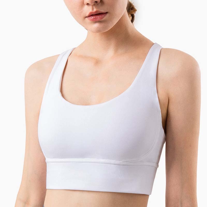 Noble Western Active Wear Yoga Set white Bra Only