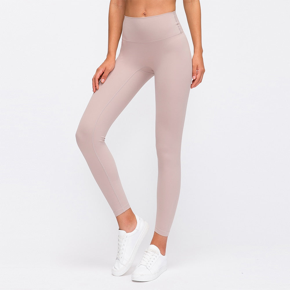 Women No Front Squat Proof Leggings Stone Pink