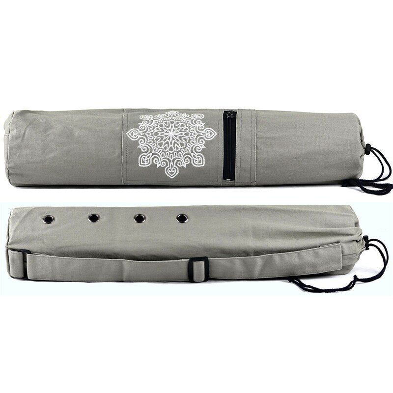 Wear-resistant Canvas Yoga Mat Light grey