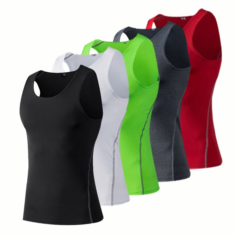 Men Sport Fitness Tees Vest