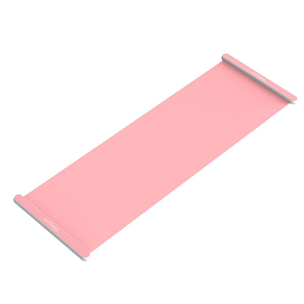 Home Gym 200x50cm Sliding Mat Pink