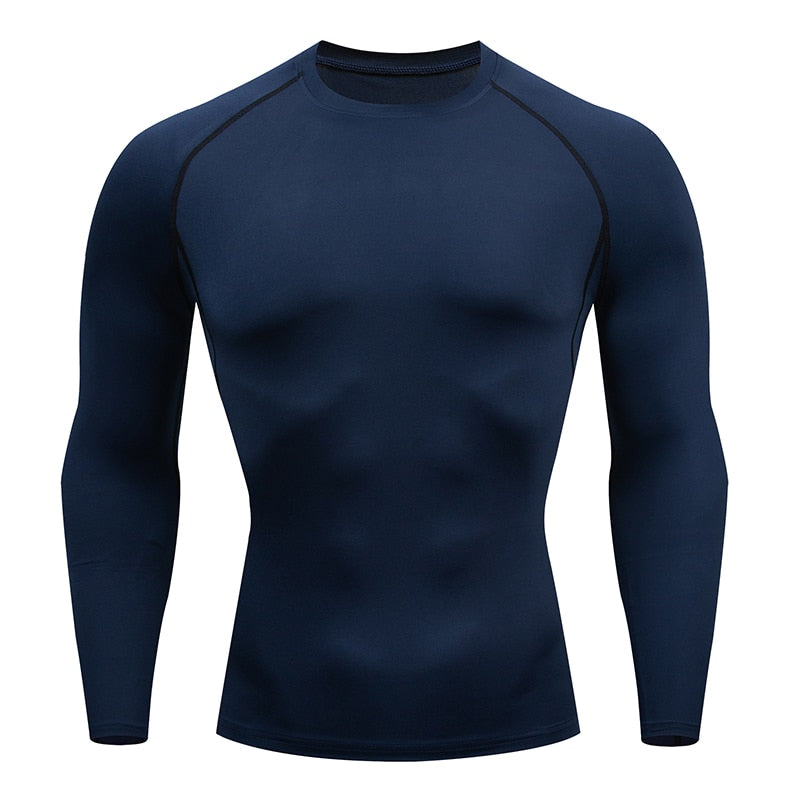 Mens Sport Fitness Compression Shirt